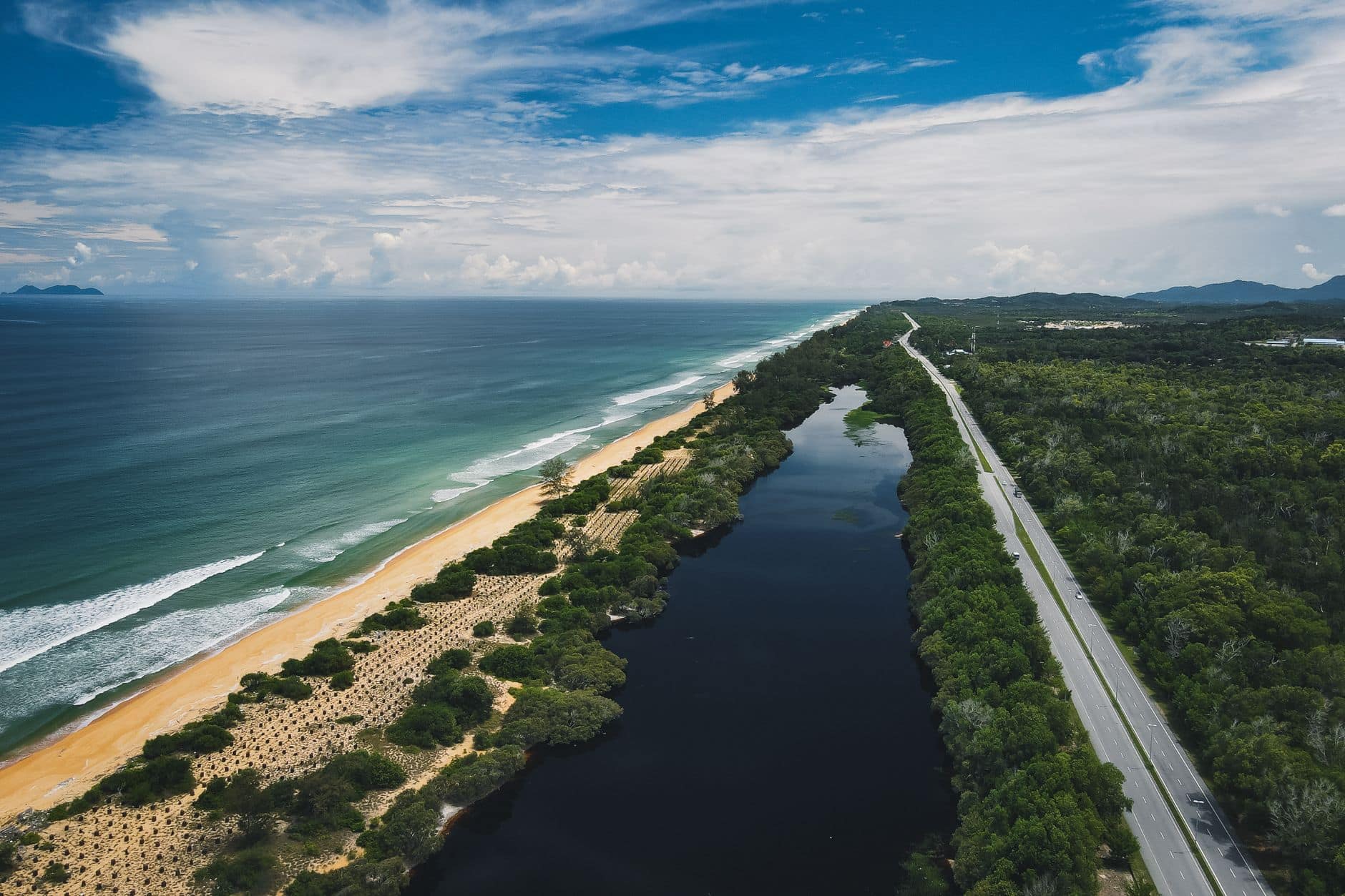 Scenic helicopter flight over Bali's coastline and rice terraces